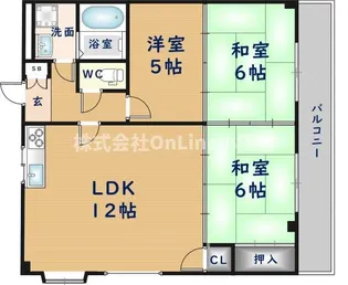 メゾンド・ジャルダン【3階】の間取り