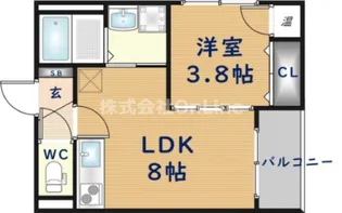 Minette小路東【1階】の間取り