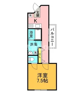 サンピアハイツI【5階】の間取り