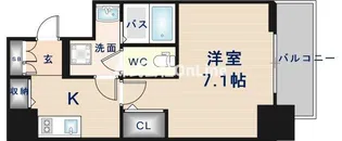 アドバンス上町台シュタット【4階】の間取り