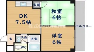 コーポカロッサ【2階】の間取り