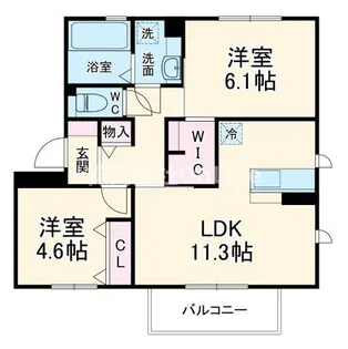 クレール メゾン【3階】の間取り