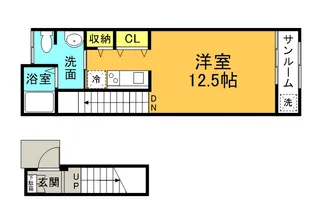 カーサフィオーレ【2階】の間取り