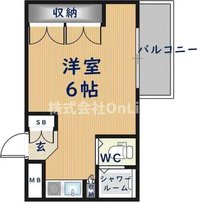 ロフティ岡田【5階】の間取り