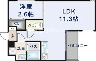 Royal Maison城東【4階】の間取り