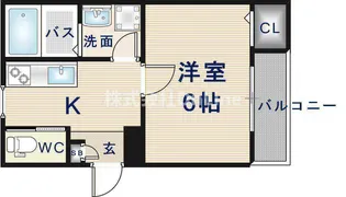 大阪府東大阪市小若江1丁目【タウンハウス】の間取り