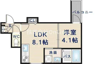 ジャカルタ519【2階】の間取り