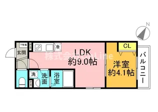 大阪府東大阪市衣摺1丁目【アパート】の間取り