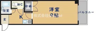 大阪府東大阪市長堂1丁目【マンション】の間取り