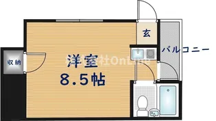 大阪府東大阪市小若江4丁目【アパート】の間取り