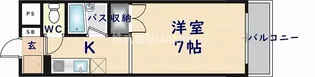 大阪府東大阪市長堂3丁目【マンション】の間取り