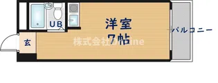 大阪府東大阪市長堂3丁目【マンション】の間取り