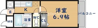 大阪府東大阪市金岡3丁目【マンション】の間取り