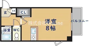 大阪府東大阪市下小阪5丁目【マンション】の間取り