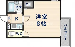 大阪府東大阪市若江西新町1丁目【マンション】の間取り