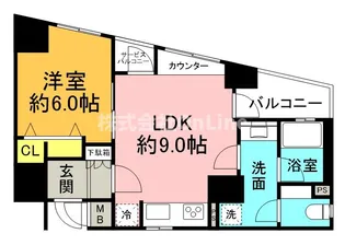 セレッソコート真田山アクティア【204号室】の間取り