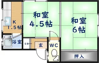グリーンハイツ【3階】の間取り