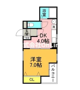 コンフォート真田山東【4階】の間取り