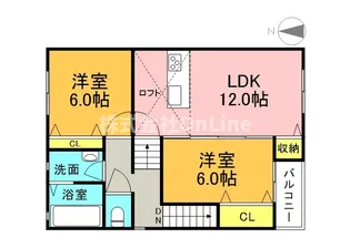 アミティエ【2階】の間取り