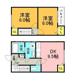 OSハイツⅡの間取り