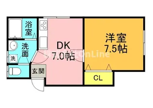 サンピアハイツⅥ【2階】の間取り