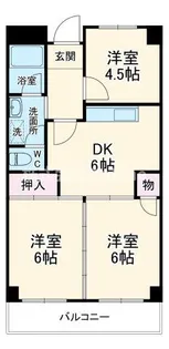 エクセル上小阪【2階】の間取り