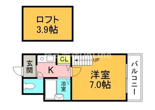 ファミーユ今里【10階】の間取り