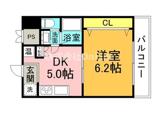 新深江池田マンション【9階】の間取り
