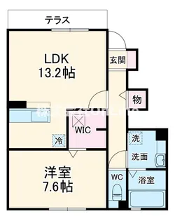 Lumie Court【1階】の間取り