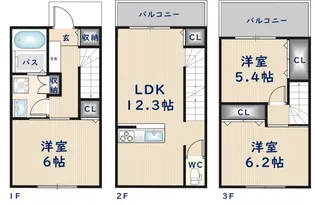 サンシャイン菱江の間取り