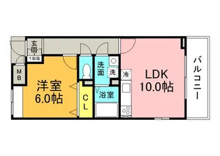 セレンディピティ プレシャス【3階】の間取り