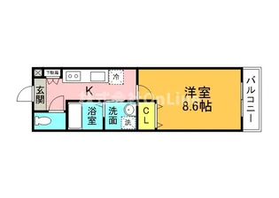 カーサビアンコ【1階】の間取り