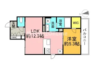 大阪府東大阪市菱屋東1丁目【アパート】の間取り