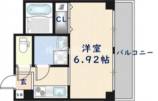 プリエール高井田【9階】の間取り