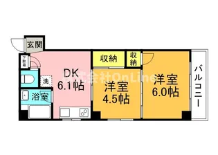 セイワパレス寺山公園【3階】の間取り