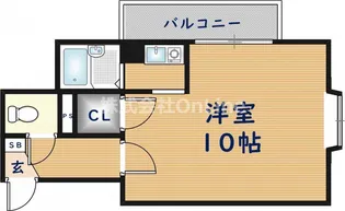 ブランドールKS【5階】の間取り