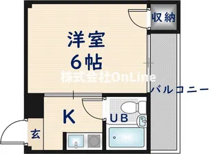 USハウス【2階】の間取り
