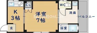 ハイツフォレスト【1階】の間取り