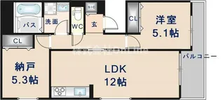 東祥グレイス角田【3階】の間取り