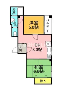 クオリティパレスセジュール【4階】の間取り