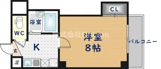 エクセル近大前【4階】の間取り