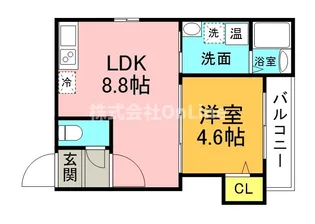 F MIRAI DOLLY【1階】の間取り