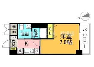 メゾン夕陽ヶ丘【3階】の間取り