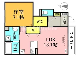 グロリア【1階】の間取り