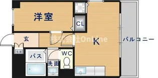 阪口マンション【3階】の間取り