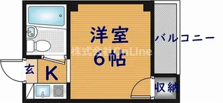 ビリーヴ・ウーノ【3階】の間取り