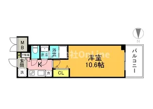 スプランディッド京橋EAST【4階】の間取り