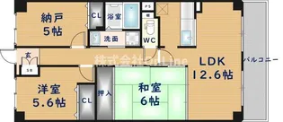 アディーレ八尾【3階】の間取り