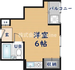 山田ビル【6階】の間取り