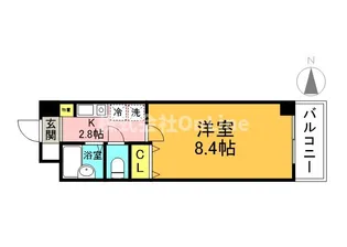 GRAND TOWER森之宮 NORTH【2階】の間取り